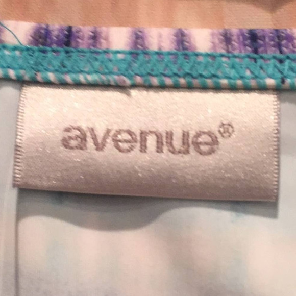 New Avenue Plus Size 26 Swim Bikini Bottom w Waist and Tummy Concealer Panel - Picture 4 of 6